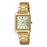 Reloj Casio Quartz Ltpv007 Dama Dorado 