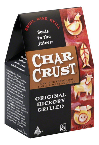 Char Crust Original Hickory Grill 4.0 Oz (paquete De 3)