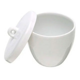 Crisol De Porcelana Con Tapa Tamaño 55x59mm Capacidad 50ml