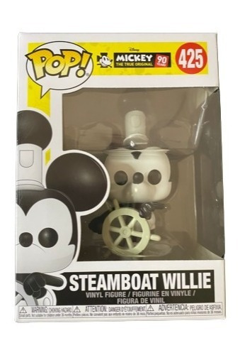 Funko Pop Mickey Steamboat Willie # 425 Caja 10/10