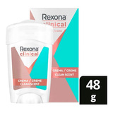 Rexona Clinical Desodorante Woman Clean Scent 48gr