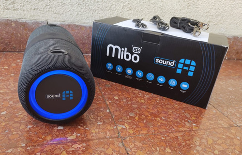 Speaker Mibo Sound A 2.0 Bluetooth Nuevo Sin Uso Negro.