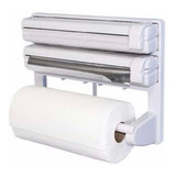 Dispensador Corta Fácil Triple Papel De Cocina Toalla Nova