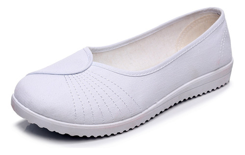 Zapatos De Enfermera Planos Casuales Para Mujer