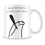 Caneca Meme Flork Calma