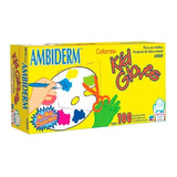 Guantes Kids Gloves Ambiderm Colores Talla Ch 100pz