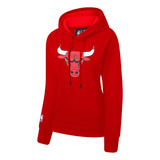 Nba Original Sudadera Mujer Chicago Bulls Rojo