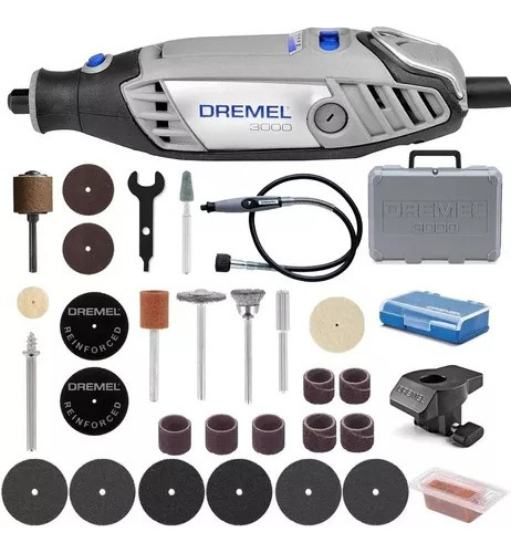 Minitorno Dremel 130w Serie 3000 30 Accesorios Mini Torno