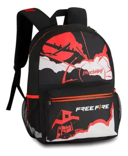 Mochila Infantil Escolar Free Fire Clio Fr2487