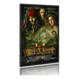 Pôster Quadro Filme Piratas Do Caribe O Baú Da Morte  60x90