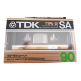 Cassette Tdk Sa-90 Minutos - Cromo-original -sellado
