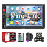 Autoestéreo Mirrorlink 2 Din Con Pantalla Táctil 7 In/cámara