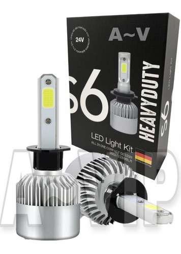 Luces Led Cree S6 24v Exclusivo Camion Micros Auto H4 H7 H3