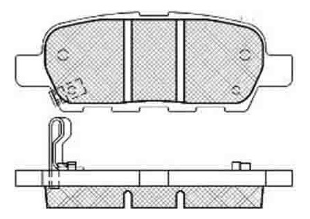 Pastillas Freno Para Nissan Rogue 2.5 4wd 08/ Trasera Icer Foto 3