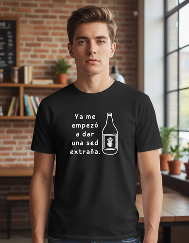 Playera Color Ic132. Frase Meme: Sed Extraña Borracho