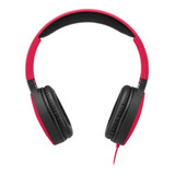 Headphone Dobrável New Fun P2 Multilaser Vermelho Ph270