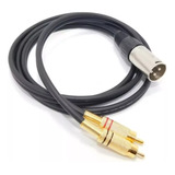 Cable Canon Xlr A 2 Rca Macho 5 Mts Audio Mixer Potencia 