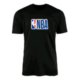 Camisa Gola Redonda Camiseta 100% Algodão Nba Basquete 