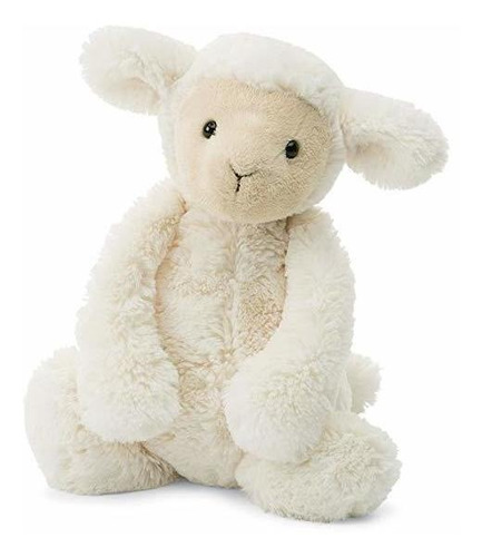 Jellycat Tímido Cordero Relleno De Animales, Medio, De 12 Pu