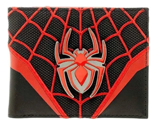 Cartera Spiderman Cierre Billetera Iron Man Peter Roja Araña