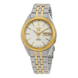 Relógio Seiko Masculino Snkl24b1 B1sk Automático Bicolor