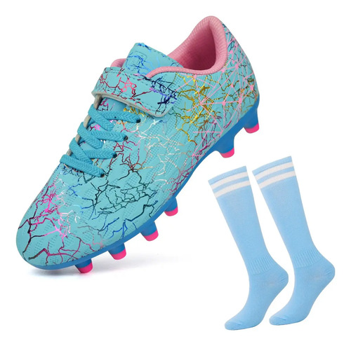 Tenis De Fútbol Niño Con Medias Multitaco Soccer Infantil | Envío gratis