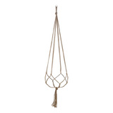 W Macrame Plant Hangers: Suporte Para Plantas Suspenso Boêmi