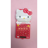 Calculadora Hello Kitty Roja O Rosa
