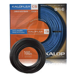 Cable Unipolar Kalop Cat5 Iram 1.5mm Color Negro X100mts Ea