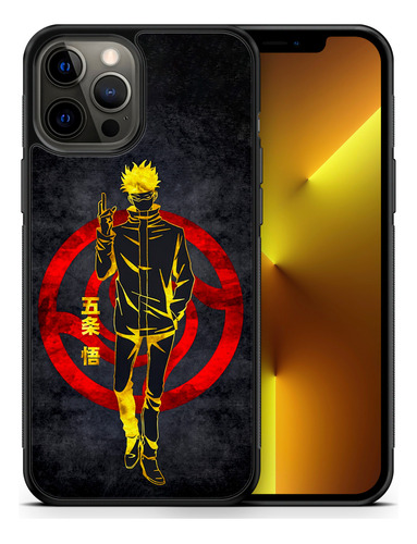 Golden Gojo Satoru Jujutsu Kaisen Funda Celular Tpu Anime