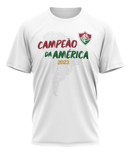 Camiseta Masculina Fluminense Libertadores Campeão América