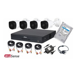 Cctv Kit Dahua 4 Cam 5mp Lite Wizsense 1tb Tienda9cl