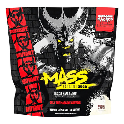 Gainer Mutant Mass Xxxtreme 2500 6 Lbs Ganador Peso Cookies | MercadoLibre