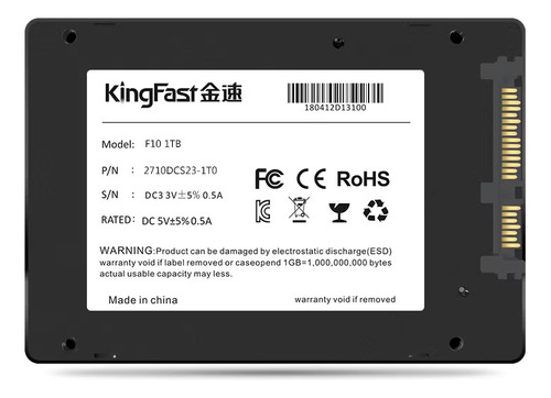 Disco Solido Kingfast  New (ssd Sata 3 F10 1tb ) New C