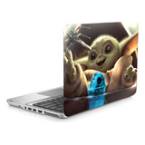 Skin Adesivo Protetor Notebook 17 Baby Yoda Star Wars B1