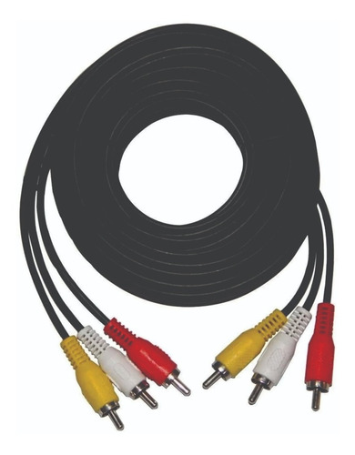 Cable Rca Audio/video  De 3 Metros 