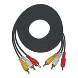 Cable Rca Audio/video  De 3 Metros 