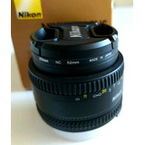 Lente Nikon 50mm F 1.8d Con Filtro De Densidad Neutra Uv