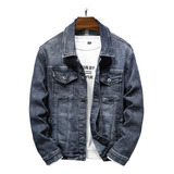 Stretch Slim Jacket Denim Top Ropa De Hombre