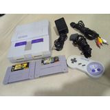 Super Nintendo Snes Original + 1 Control + Mario World Y All