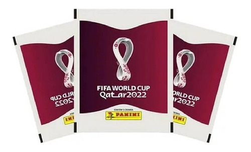 Kit 5 Pacote C/ 5 Figurinha Cada Copa Do Mundo Qatar 2022
