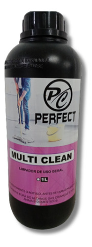 Multi Clean Limpa Piso Limpeza Pesada Geral Concentrado 1l