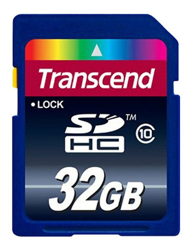 Memoria Sd 32gb Transcend Hc Clase 10 Panasonic Canon Nik