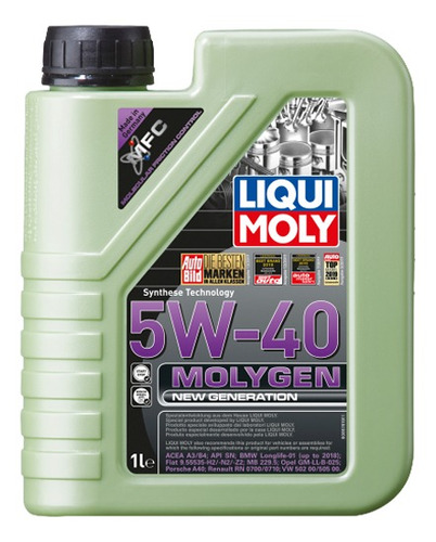 Molygen 1lt Aceite Antifriccionante Sintetico Para Motor