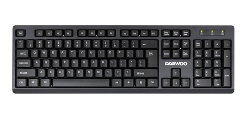 Teclado Pc Inalambrico Daewoo Para Computadora Alcance 