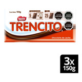 Chocolate De Leche Trencito® Barra 150g X3
