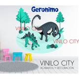 Vinil Decorativo Dinosaurios Cuarto Infantil A4