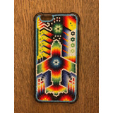 Carcasa iPhone 6 Hecha A Mano Arte Huichol Alan X Mundo