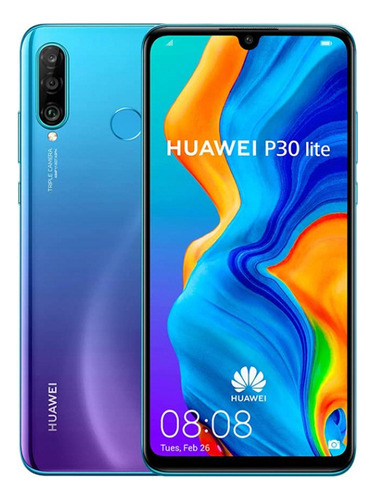 Huawei P30 Lite Dual Sim 64 Gb Azul Pavo Real 4 Gb Ram