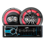 Kit Autoestéreo Steelpro Desmontable+bocinas 6.5 Soundstream